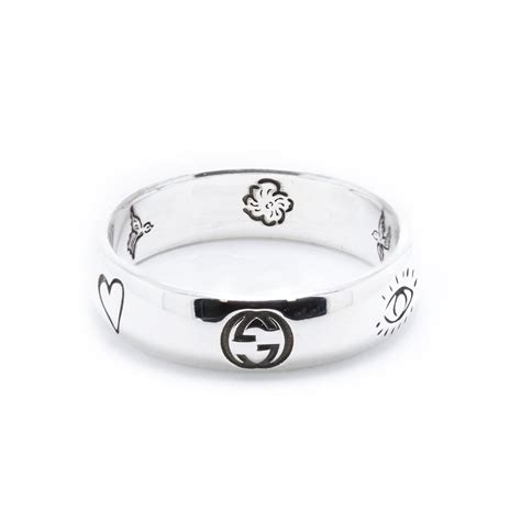 gucci diamond band ring|gucci blind for love ring.